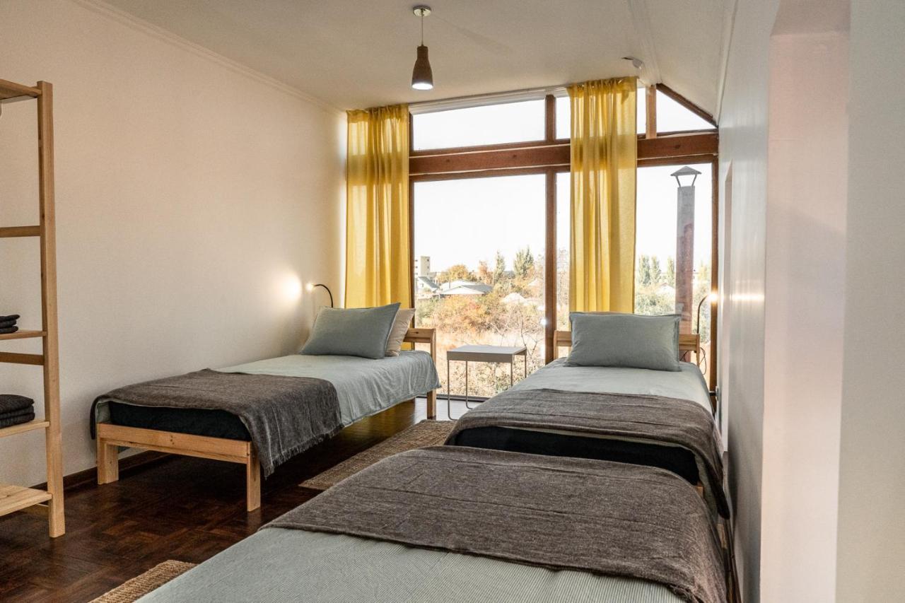 Modern Loft Lighthouse Hostel Karakol Bagian luar foto